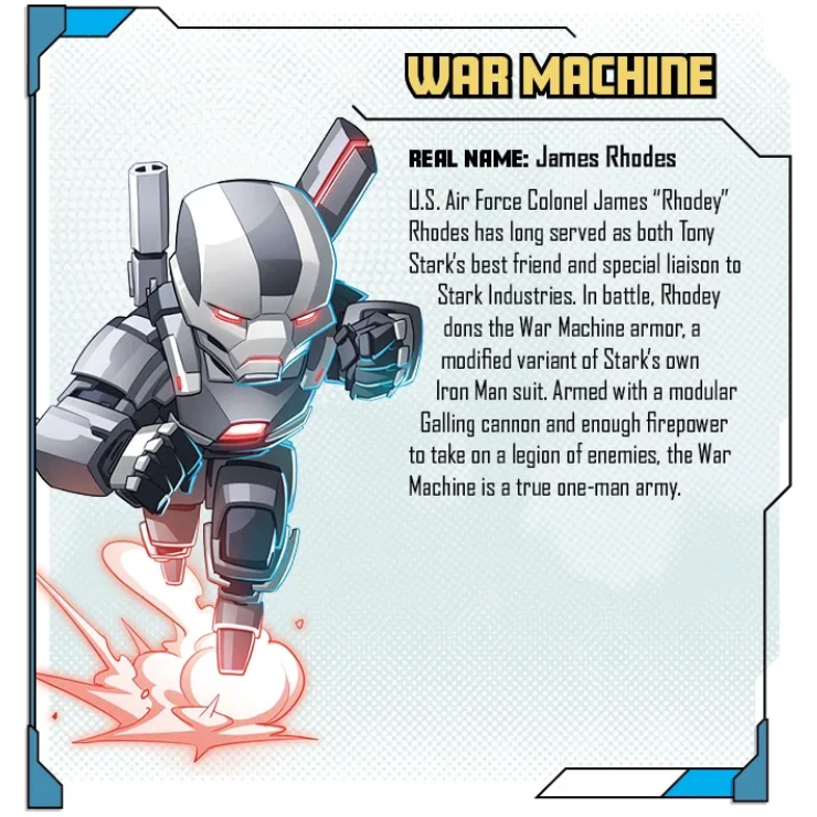 Marvel United: Warmachine Exclusive Hero