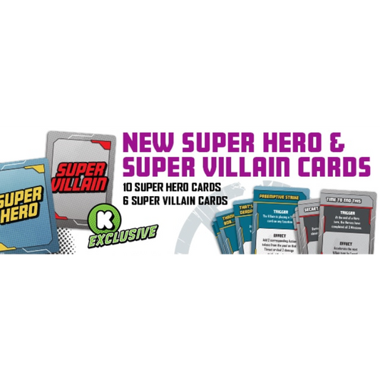 Marvel United X-Men: Exclusive Super Hero & Villain Cards
