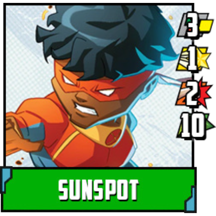 Marvel United X-Men: Sunspot Exclusive Hero