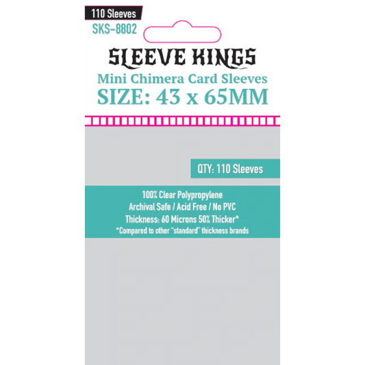 Sleeve Kings Mini Chimera Card Sleeves (43x65mm)